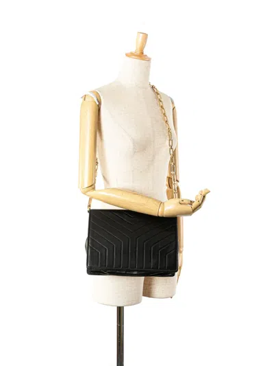 Pre-owned Saint Laurent 2000-2012 Leather Y Stitch Chain Crossbody Bag