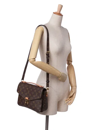 Pre-owned Louis Vuitton 2020 Monogram Pochette Metis Satchel