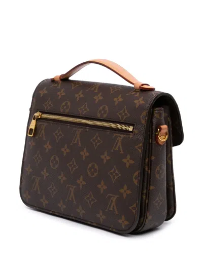 Pre-owned Louis Vuitton 2020 Monogram Pochette Metis Satchel