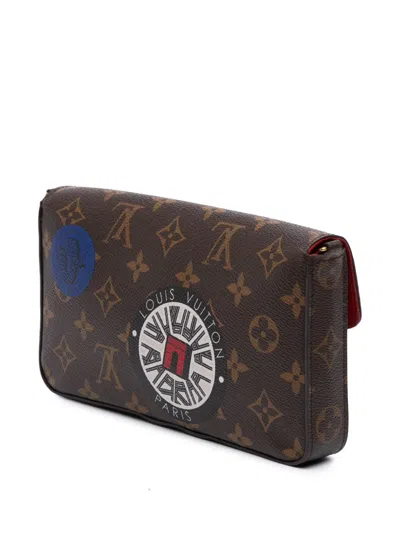 Pre-owned Louis Vuitton 2016 Monogram World Tour Pochette Felicie Crossbody Bag