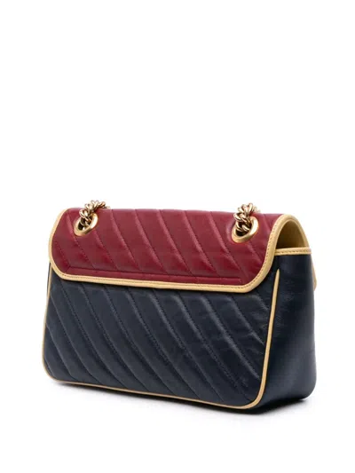 Pre-owned Gucci 2016-2024 Small Gg Marmont Matelasse Leather Torchon Flap Crossbody Bag