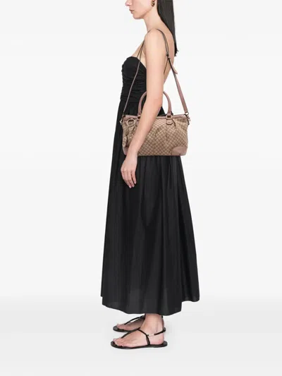 Pre-owned Gucci 2016-2025 Diamante Canvas Sukey Satchel