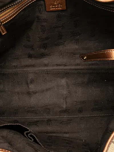 Pre-owned Gucci 2000-2015 Gg Canvas Twins Tote Bag