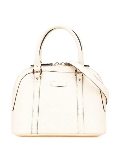 Pre-owned Gucci 2000-2015 Mini Microssima Dome Satchel