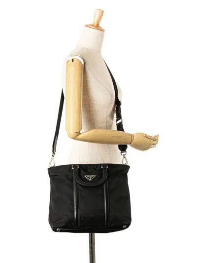 Pre-owned Prada 2013-2025 Tessuto Satchel