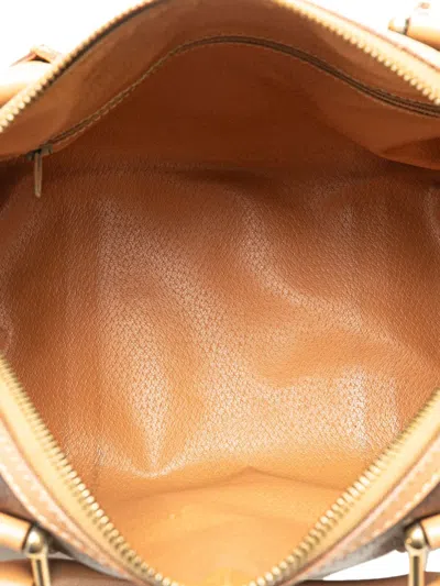 Pre-owned Celine 2014 Macadam Coated Canvas Boston Bag