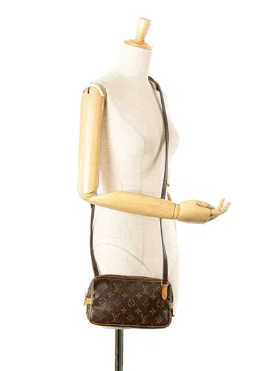 Pre-owned Louis Vuitton 2000-2025 Monogram Pochette Marly Bandouliere Crossbody Bag