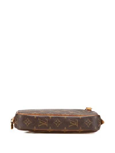Pre-owned Louis Vuitton 2000-2025 Monogram Pochette Marly Bandouliere Crossbody Bag