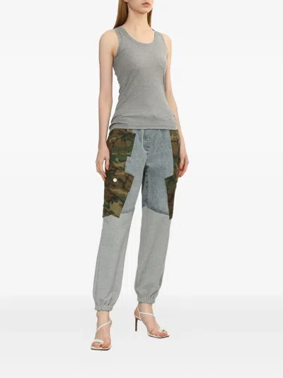 3.1 Phillip Lim Camouflage-panel Jeans