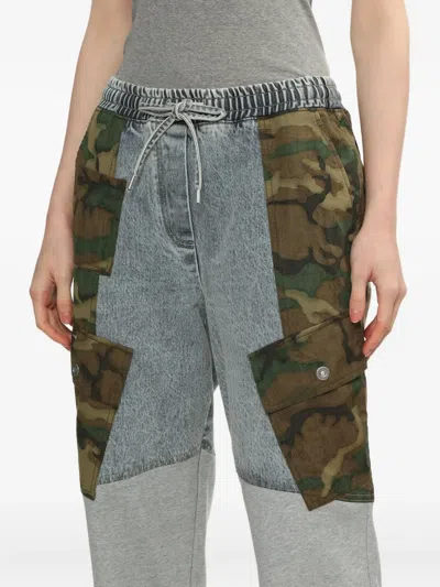 3.1 Phillip Lim Camouflage-panel Jeans