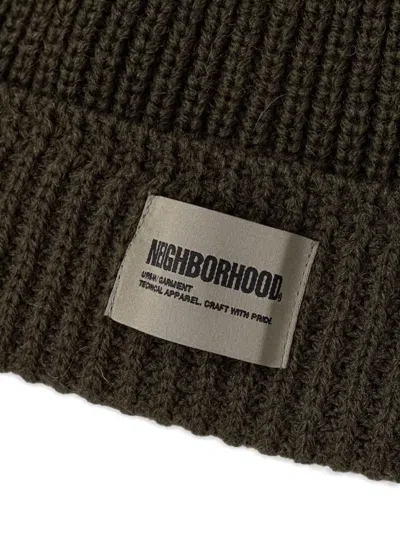 Neighborhood Ribbed-knit Beanie In Neutral