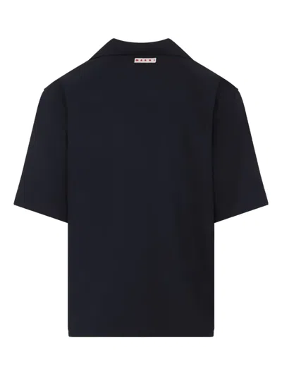 Marni Pocketed Short Sleeve Shirt With Spread Collar