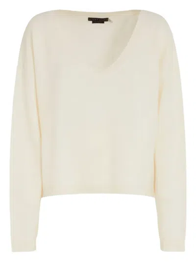 Alice And Olivia Williams V-neck Sweater In Neutral