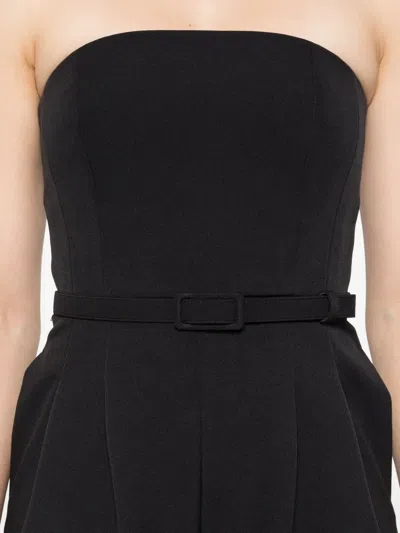 Max Mara Strapless Belted Jumpsuit