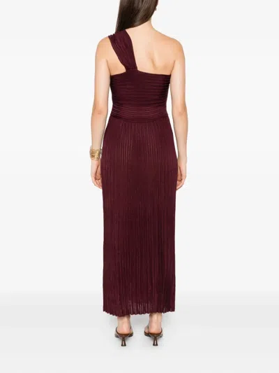 Gabriela Hearst Pleated One-shoulder Dress