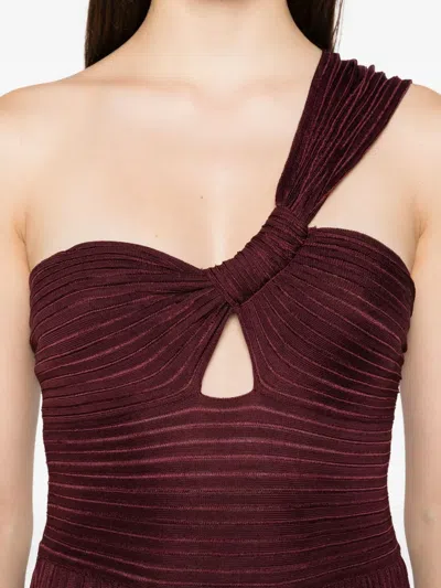 Gabriela Hearst Pleated One-shoulder Dress