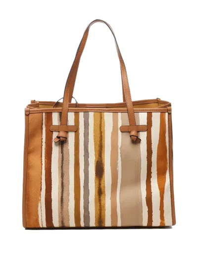 Gianni Chiarini Marcella Striped-print Tote Bag