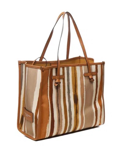 Gianni Chiarini Marcella Striped-print Tote Bag