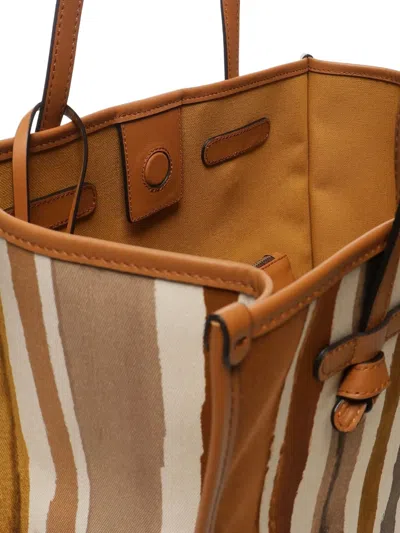 Gianni Chiarini Marcella Striped-print Tote Bag