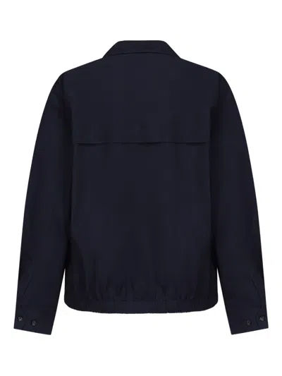 Carhartt Duke Cotton Poplin Jacket In Blue