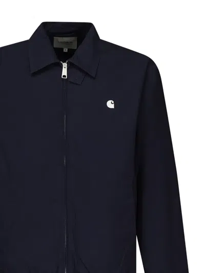 Carhartt Duke Cotton Poplin Jacket In Blue