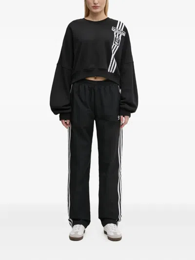 Adidas Originals 3-stripe Logo Track Pants In Black