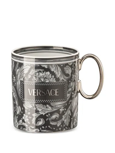 Versace Baroque-print Mug In Multi