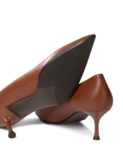 Sergio Levantesi Ella Pointed-toe Kitten-heel Pumps