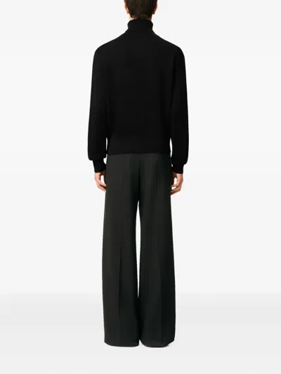 Ami Alexandre Mattiussi Ami-de-coeur Roll-neck Sweater In Black
