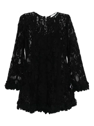 Waimari Odessa Mini Dress In Black In Black