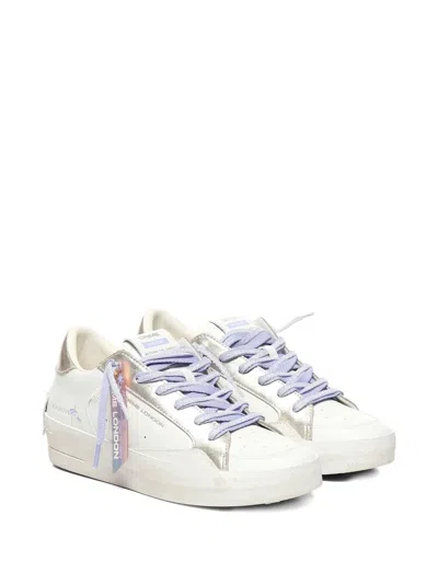Crime London Lace-up Leather Sneakers