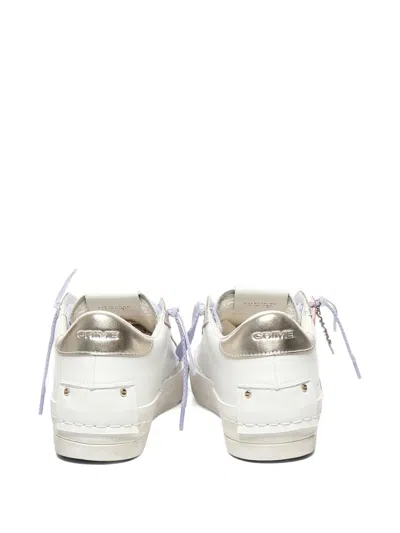 Crime London Lace-up Leather Sneakers