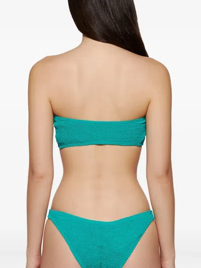 Bondeye Blake Bandeau Bikini Top In Green