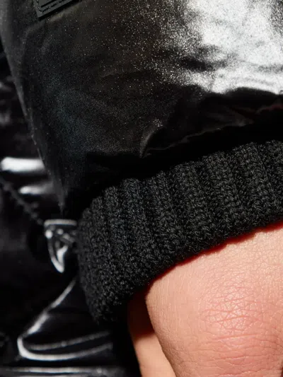 Dsquared2 Hooded Puffer Jacket In Black