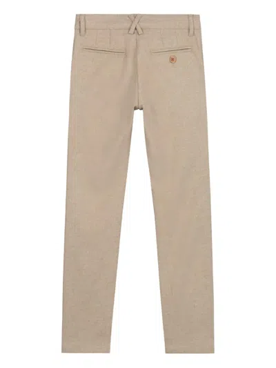 Scapa Button-fastening Trousers In Brown