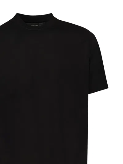 Giuliano Galiano Crew-neck Short-sleeve T-shirt In Black