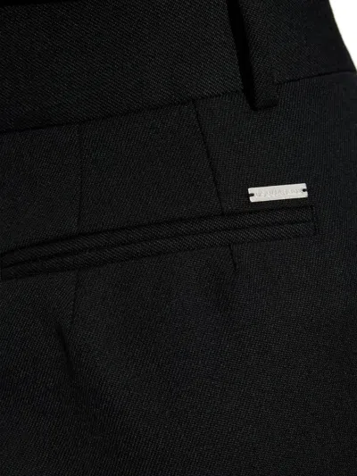 Dsquared2 Belt Loop Dress Pants In Black