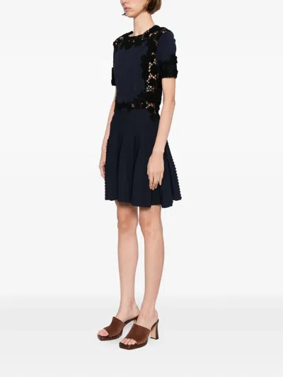 Ulla Johnson Henrietta Mini Dress In Eclipse In Black