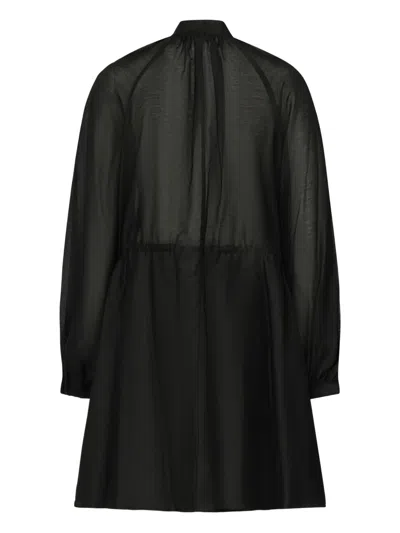 Pinko Skull-embellished Mini Dress In Black