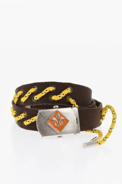 Dsquared2 Fabric Boy Scout Belt With Military Buckle 30mm