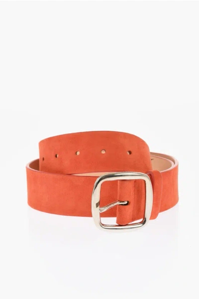 Dsquared2 Solid Color Suede Belt 40mm