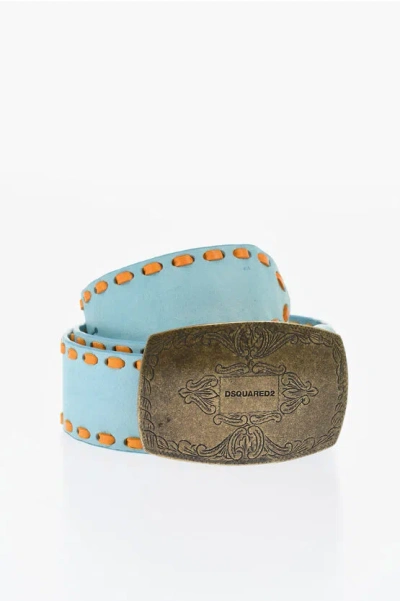 Dsquared2 Leather Belt With Contrasting Detail 40mm