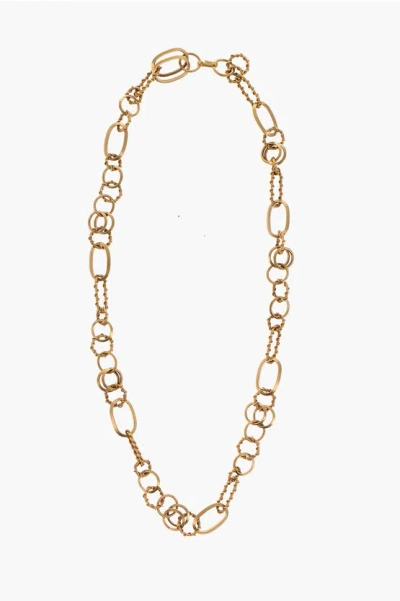 Dsquared2 Golden-effect Metal Belt 25mm