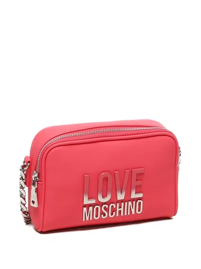 Love Moschino Borsa A Tracolla Con Logo Dgrad In Red