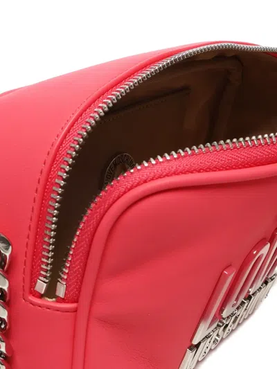 Love Moschino Borsa A Tracolla Con Logo Dgrad In Red