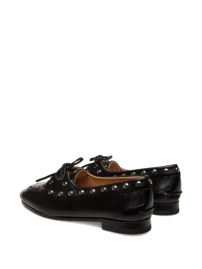 Bally Parcy Fo Loafers In Black Leather
