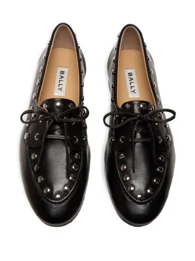 Bally Parcy Fo Loafers In Black Leather