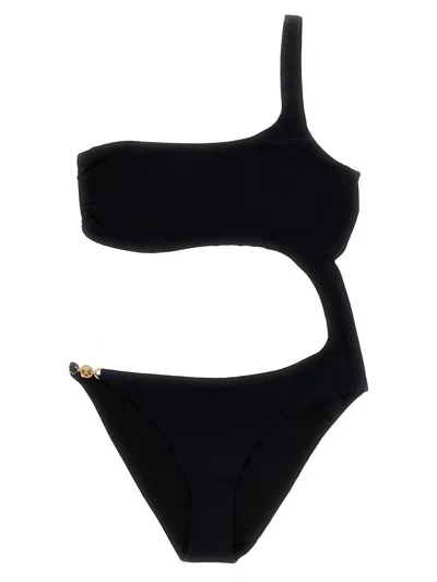 Versace 'medusa' One-piece Swimsuit In Black