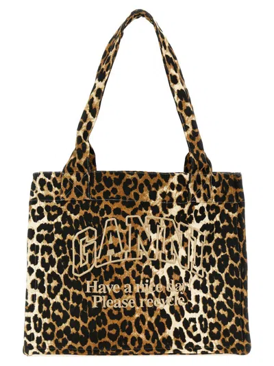 Ganni Women Large Easy Shopping Tote Bag