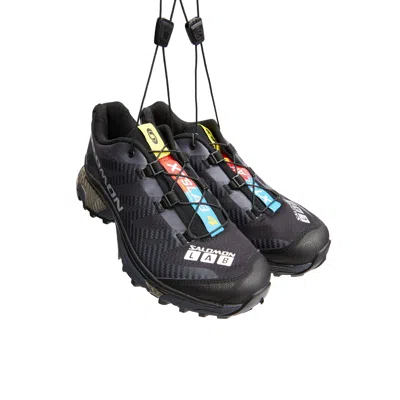 Salomon Streamlined Black Sneakers With Rugged Outsole And Breathable Upper